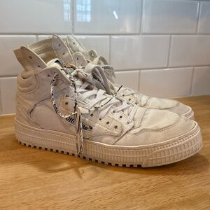 OFF-WHITE Off Court 3.0 High Top Shoes White Sneakers Size 39